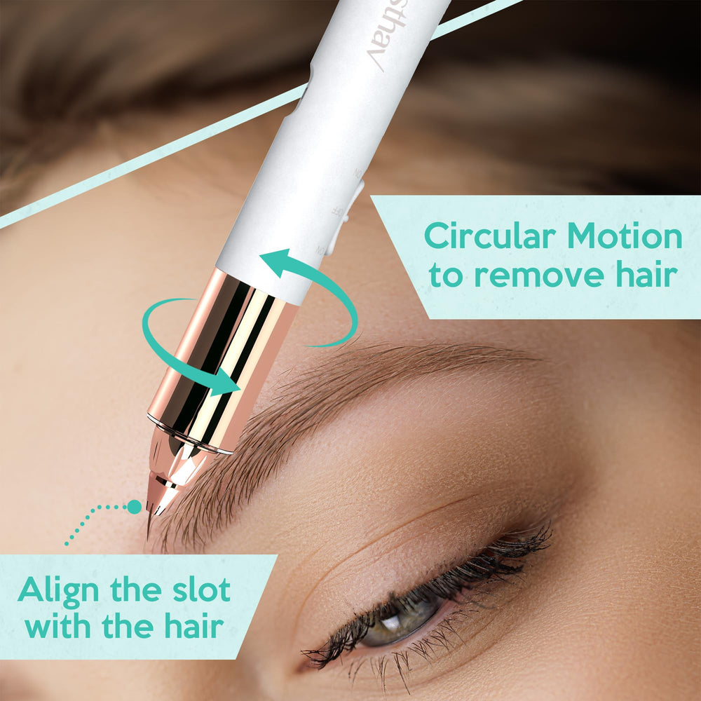 iMusthav trimming upper lip demonstrating smooth, painless hair removal benefit