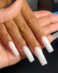 IN.HYPE gel being applied with brush on a nail to build extension and control shape