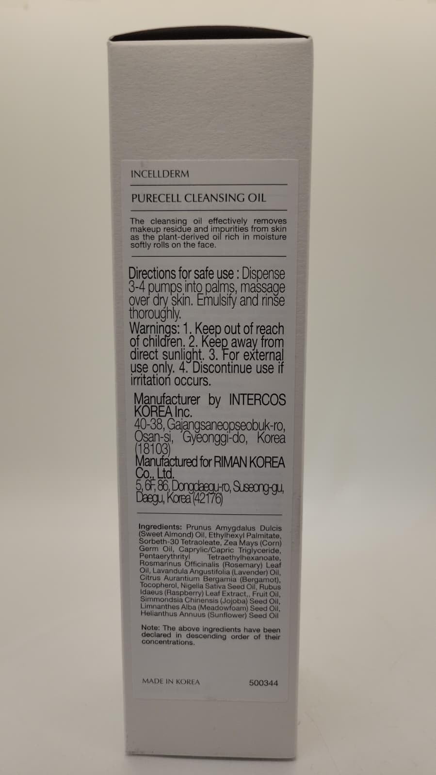 INCELLDERM in bathroom routine scene conveying relaxing, nourishing nightly cleanse