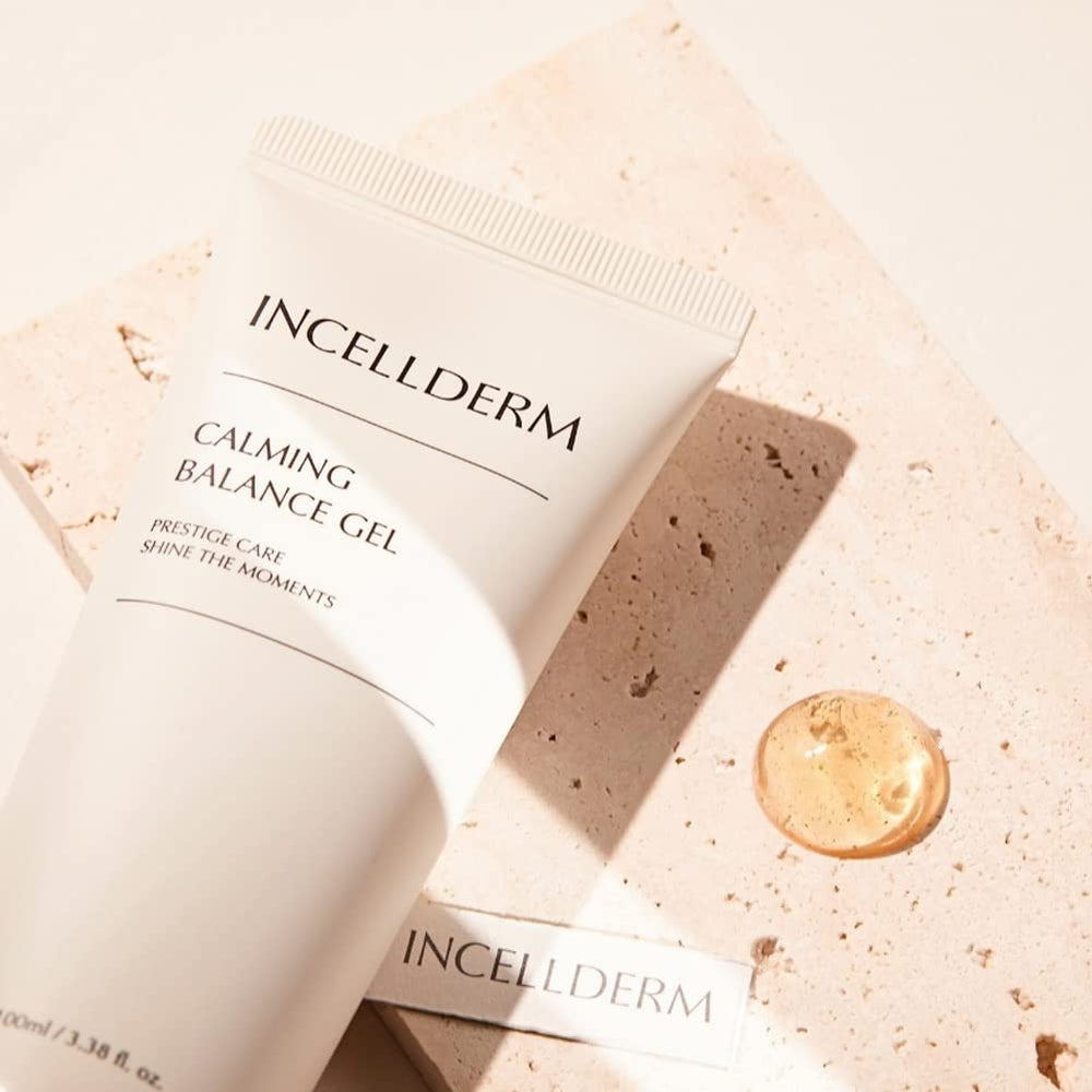 INCELLDERM open cap with dispensed gel showing easy controlled application
