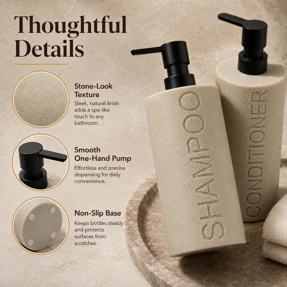 Indecor Home on shower shelf illustrating moisture resistance and organized storage benefit