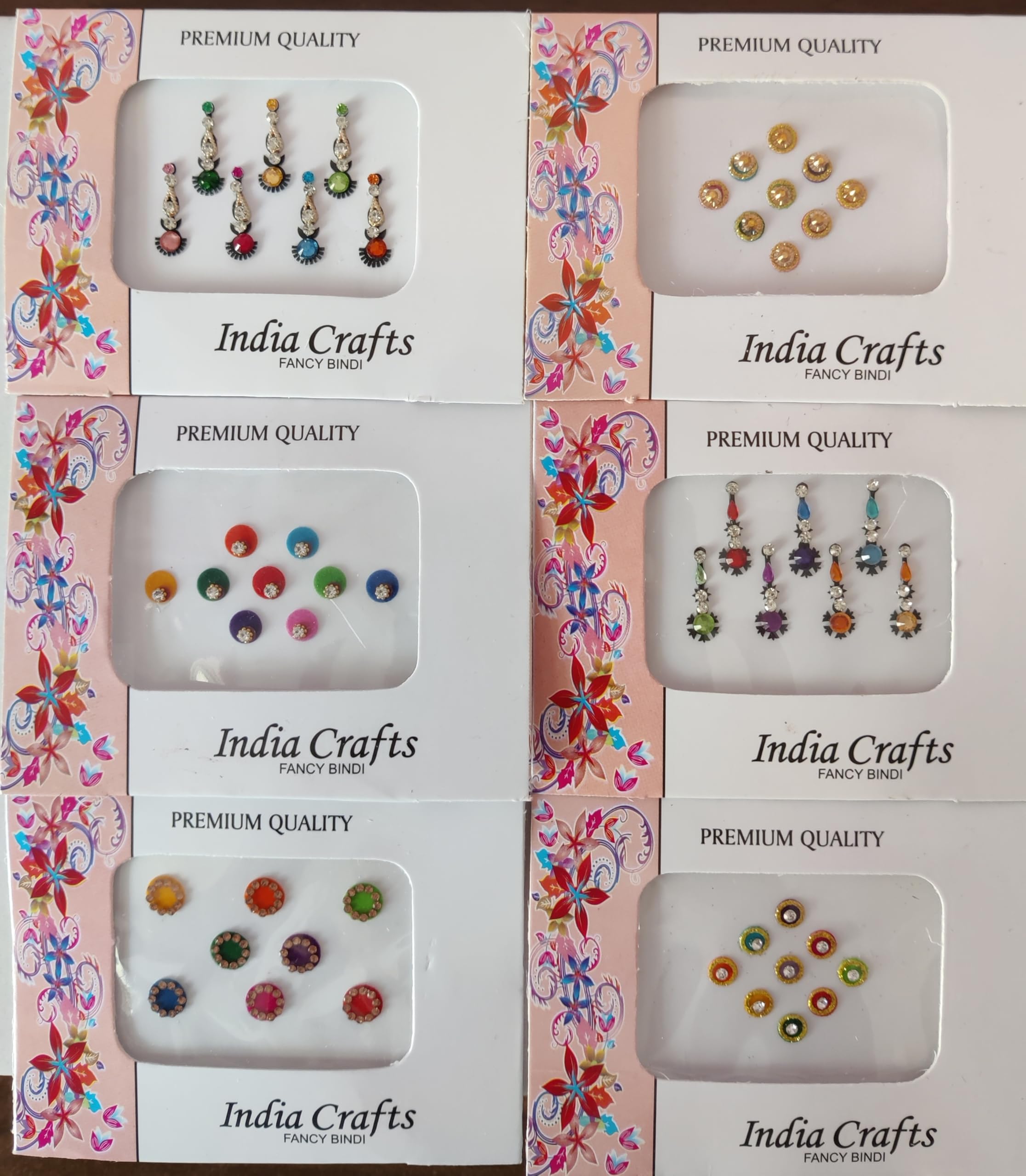 India Crafts close-up glitter detail highlighting fine workmanship
