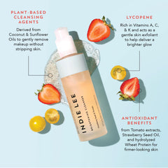 Indie Lee label close-up highlighting clean ingredients and clarity