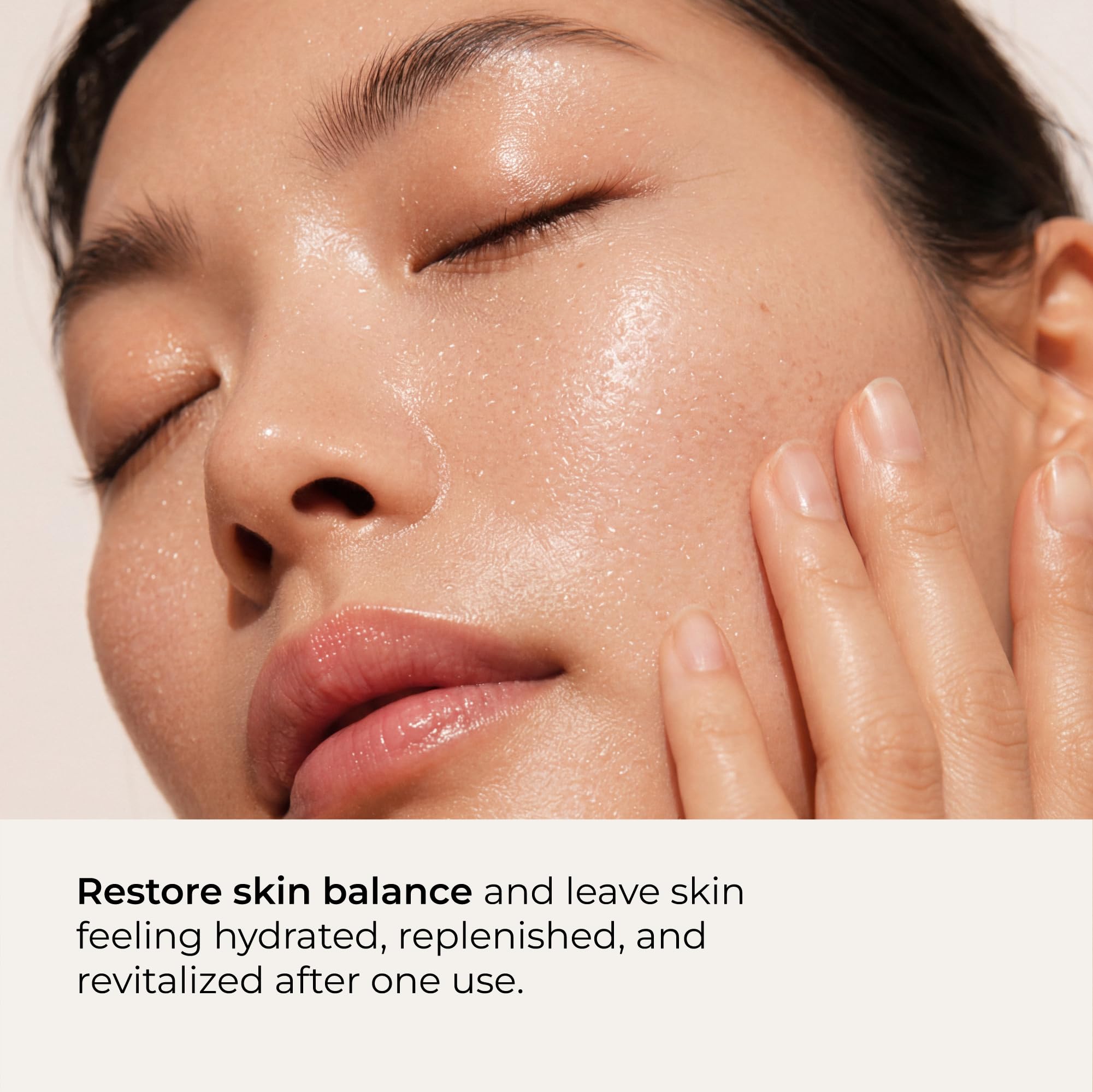 Indie Lee mist spray close-up demonstrating fine even coverage benefit