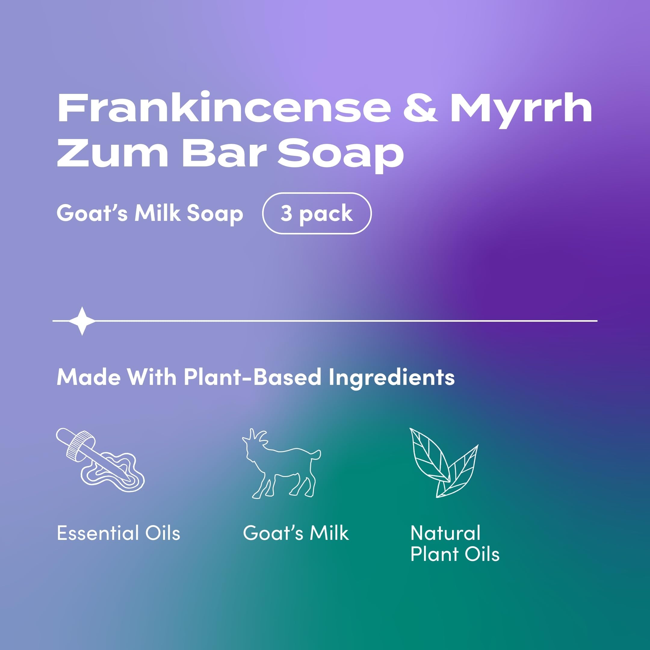 Indigo Wild soap bar side profile showing creamy texture and moisturizing benefit