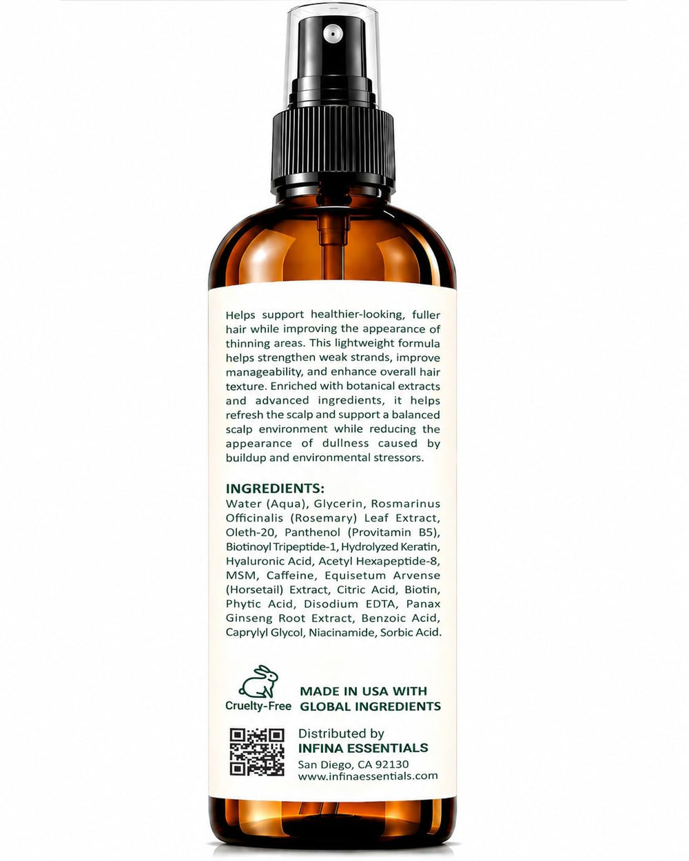 INFINA ESSENTIALS before and after image showing reduced mineral buildup