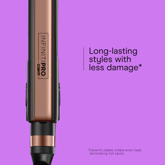 INFINITIPRO BY CONAIR temperature dial and digital settings, precise heat control