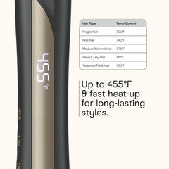 INFINITIPRO by Conair floating plate detail preventing snags and ensuring smooth glide