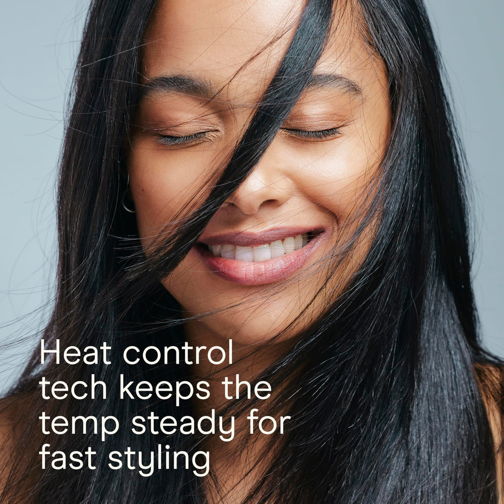 INFINITIPRO by Conair smoothing hair in use for faster straightening with fewer passes