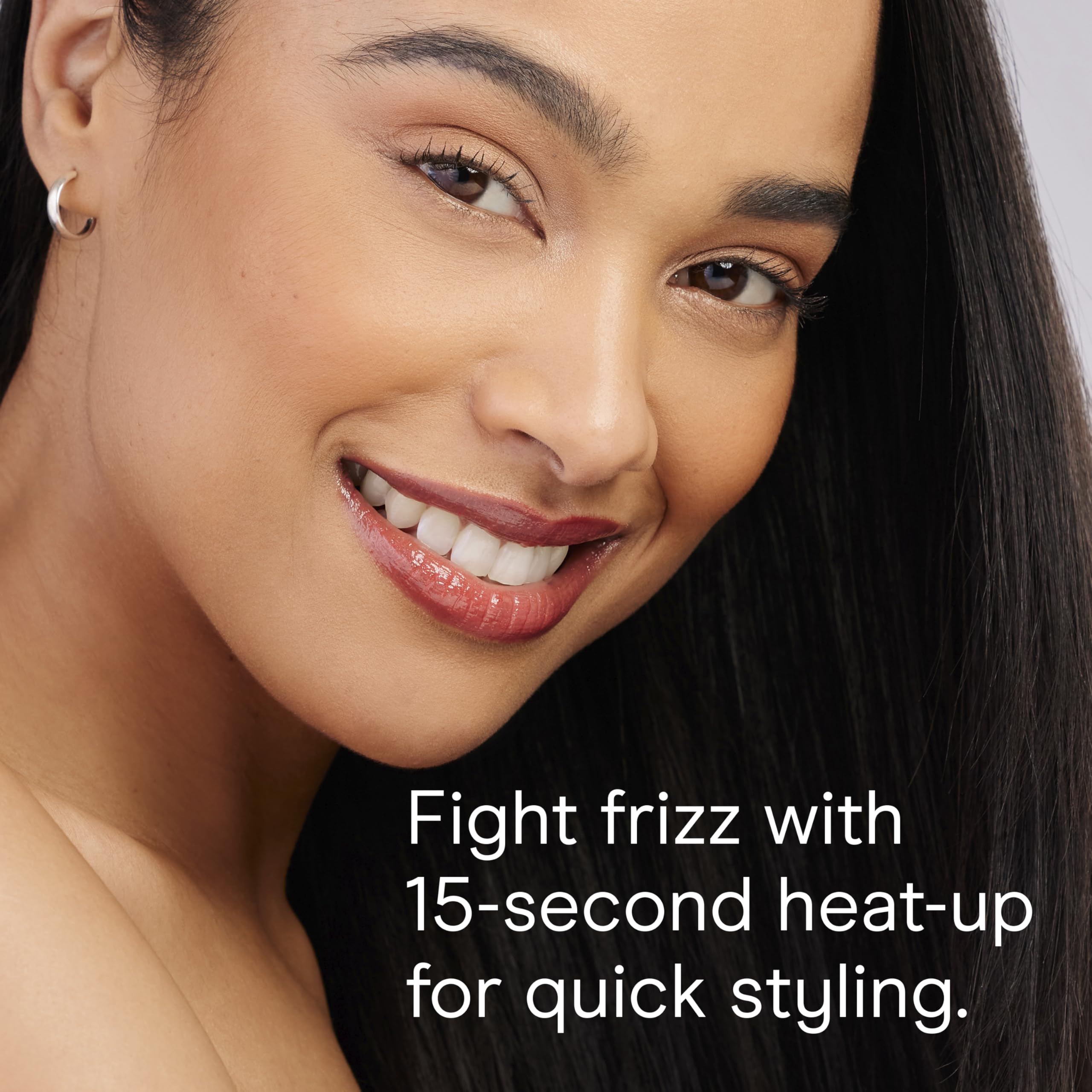 INFINITIPRO BY CONAIR metallic gray finish highlighting durable, easy-clean surface
