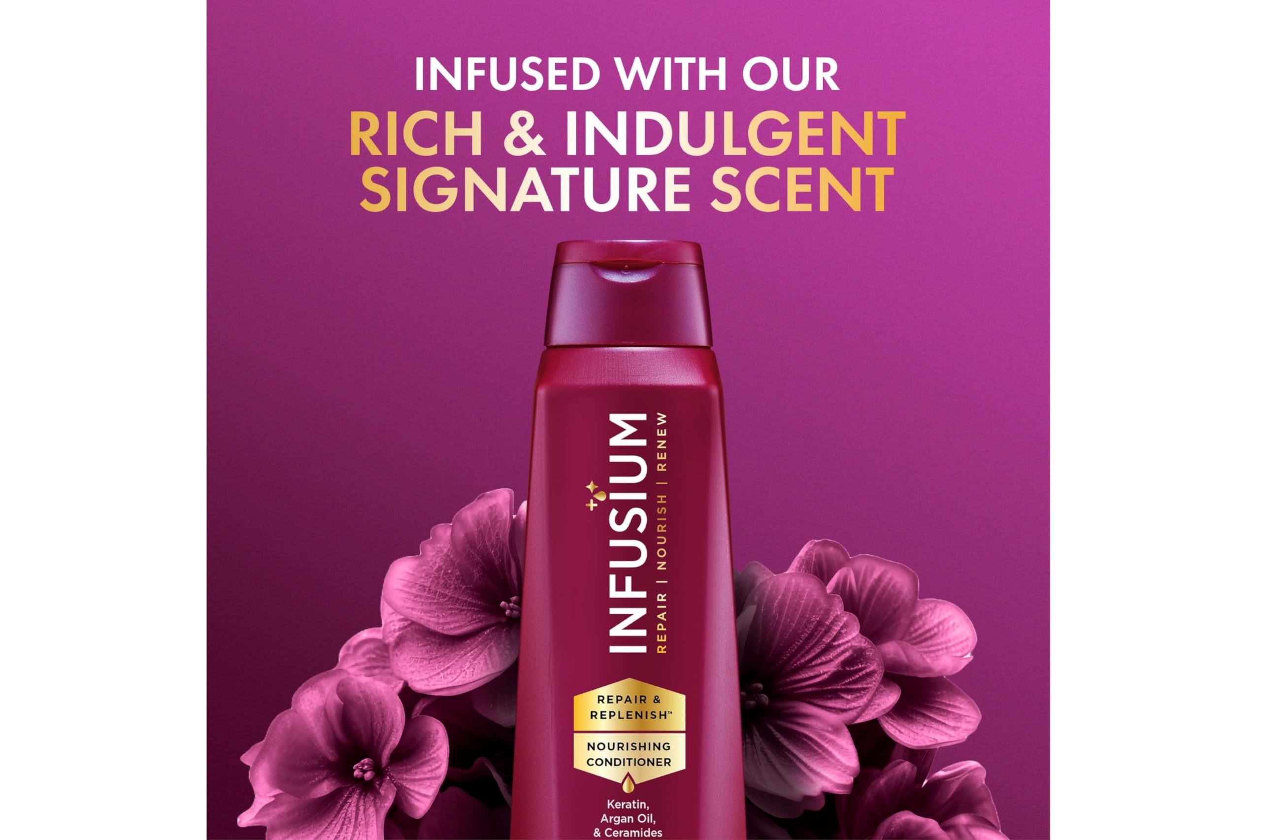 INFUSIUM 23 conditioner creamy texture demonstrating slip and nourishment