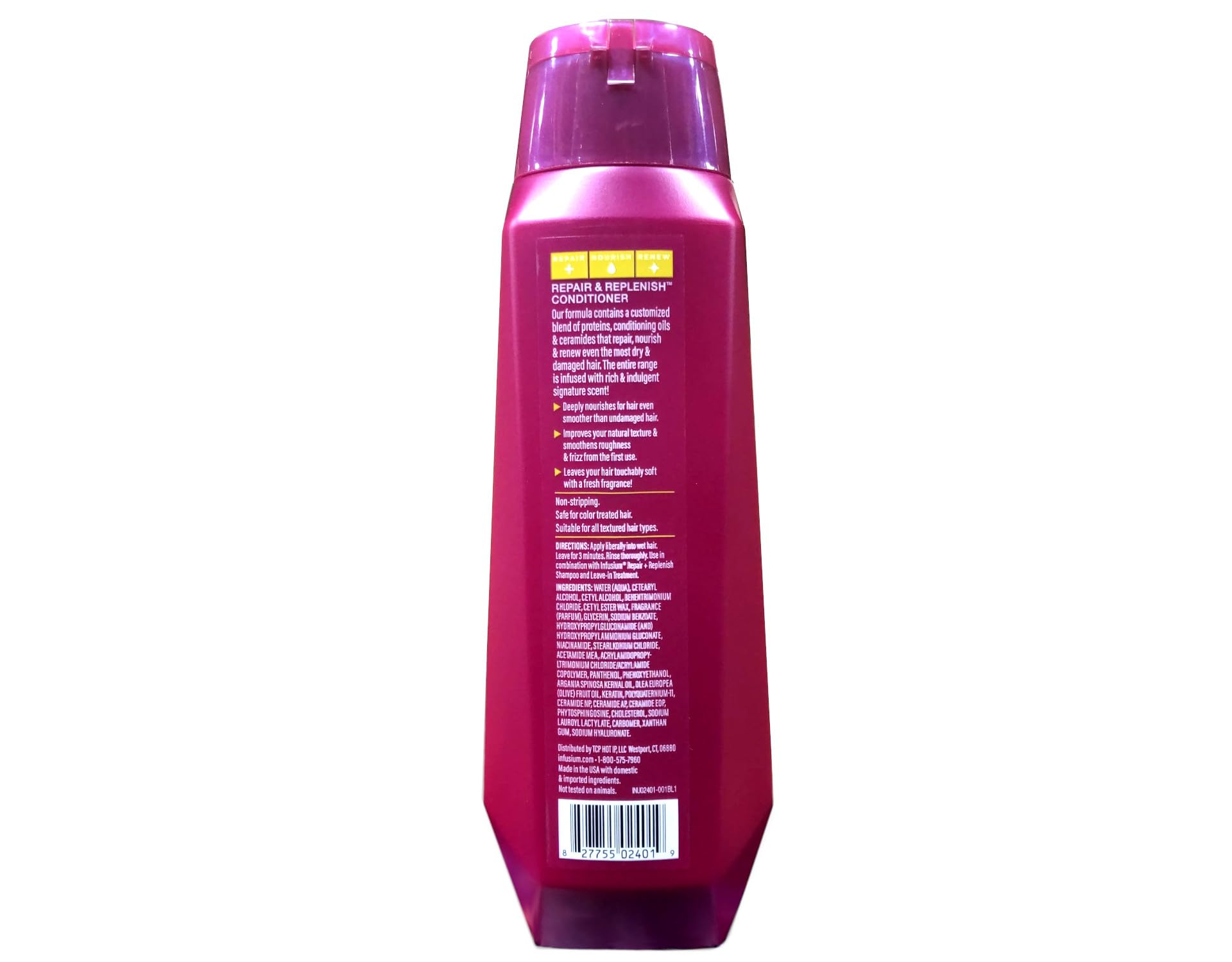INFUSIUM 23 lifestyle bathroom shelf illustrating salon-quality routine