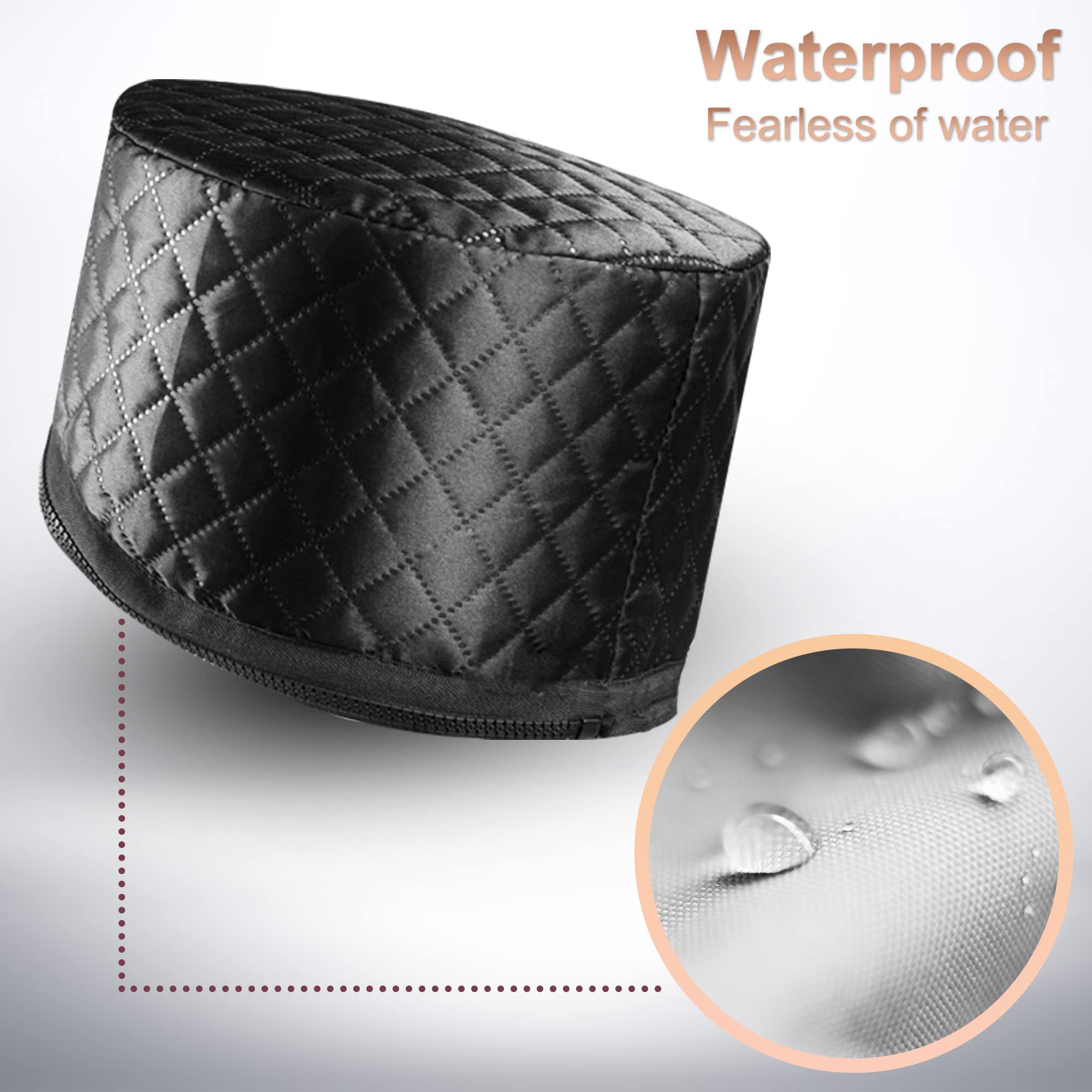 ingeware heat cap on model in use showing even heat distribution benefit