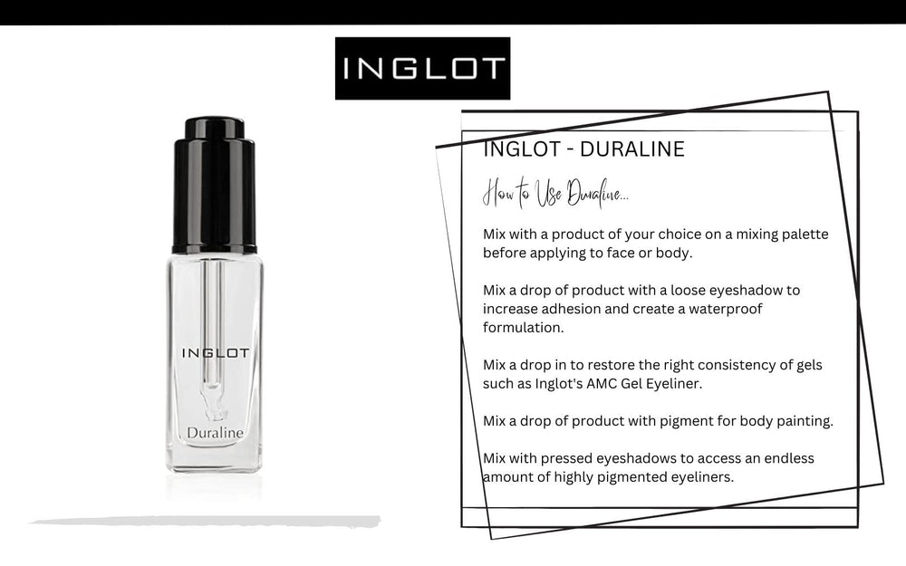The Beauty Box inglot being applied with an angled brush for precise eyeliner control
