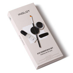 Inglot front packaging showing the three-piece eye kit and travel-ready design