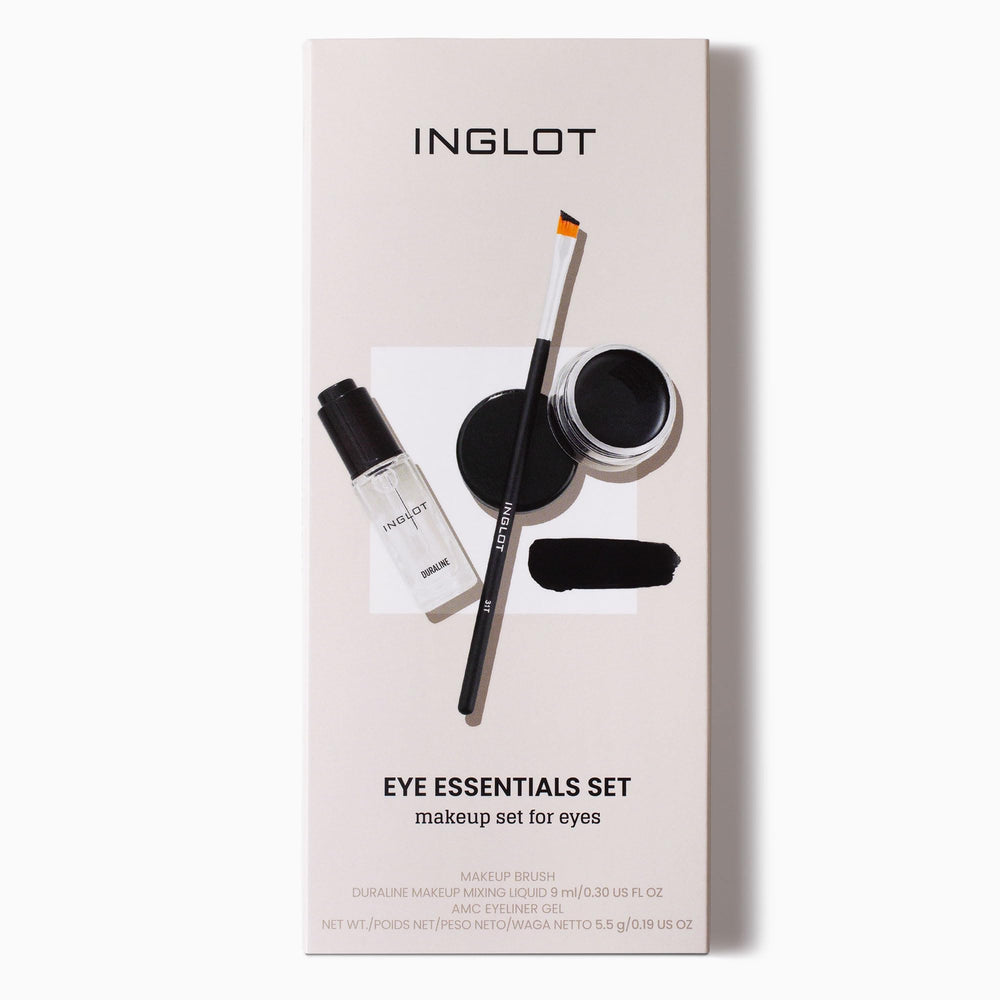 Inglot gel liner texture close-up demonstrating rich black pigmentation and smooth application