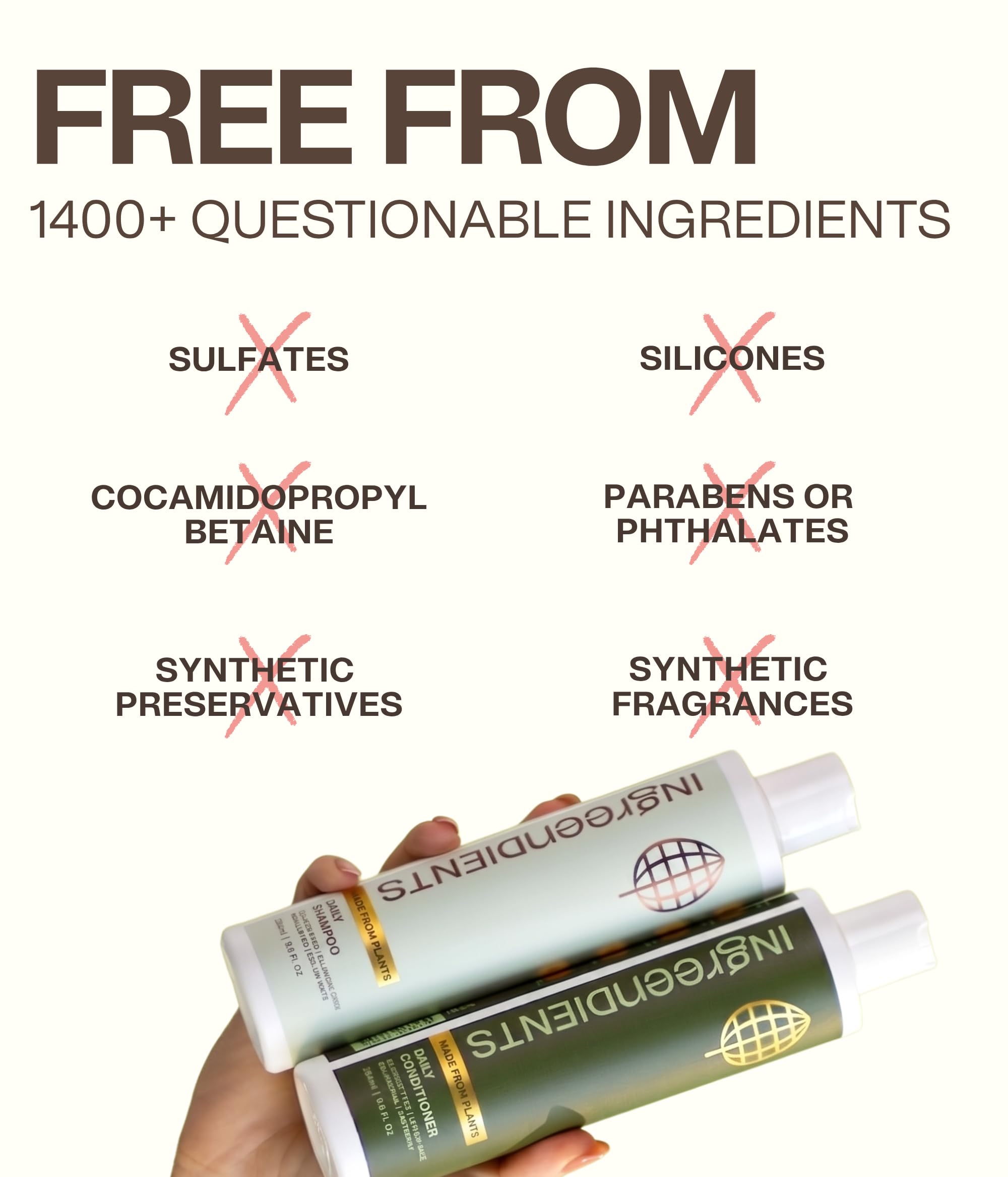 Ingreendients label close-up highlighting organic ingredient list