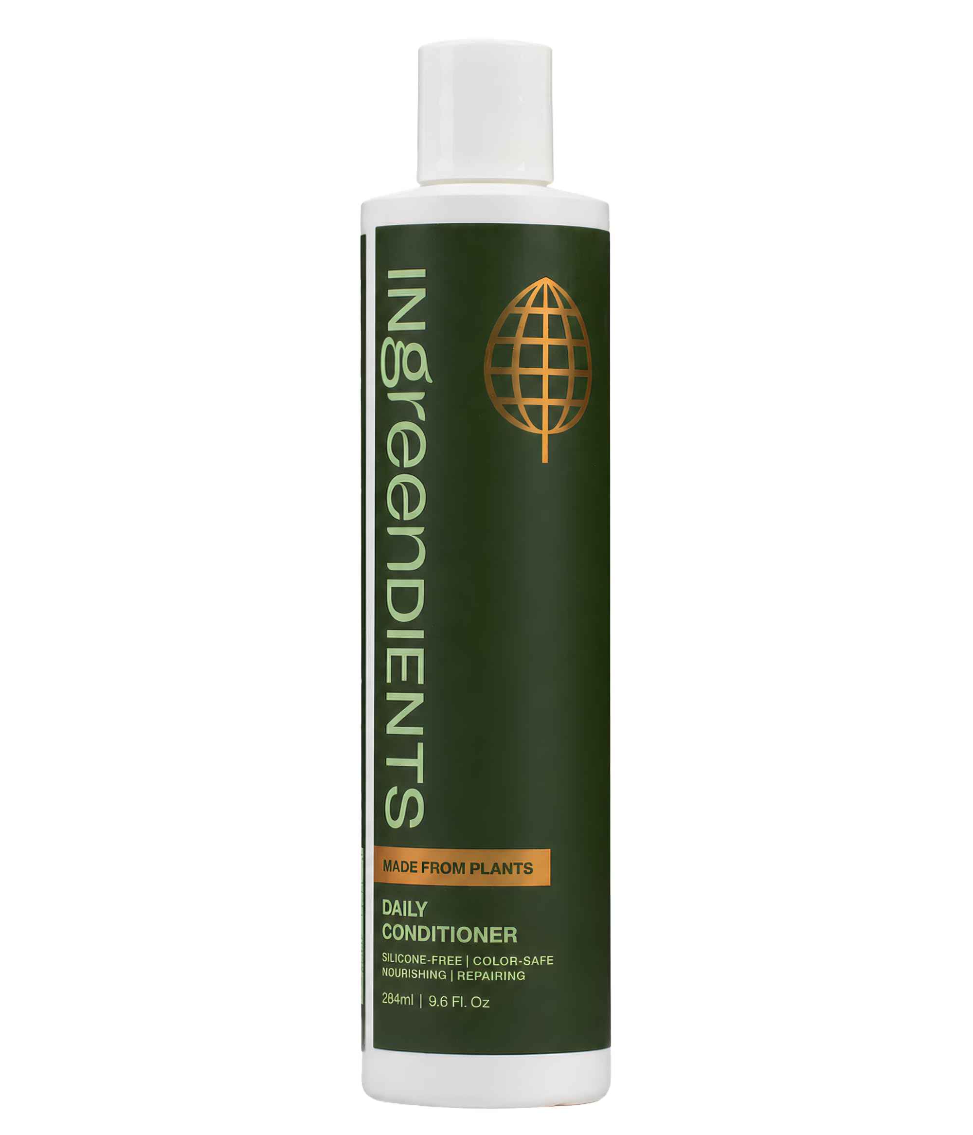 Ingreendients front bottle view showing tea tree conditioner and clean packaging benefit