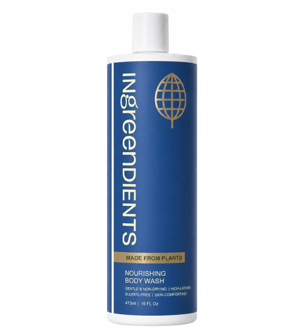 Ingreendients front bottle view showing label and natural benefits