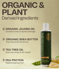 Ingreendients jojoba oil pouring detail showing natural nourishment benefit