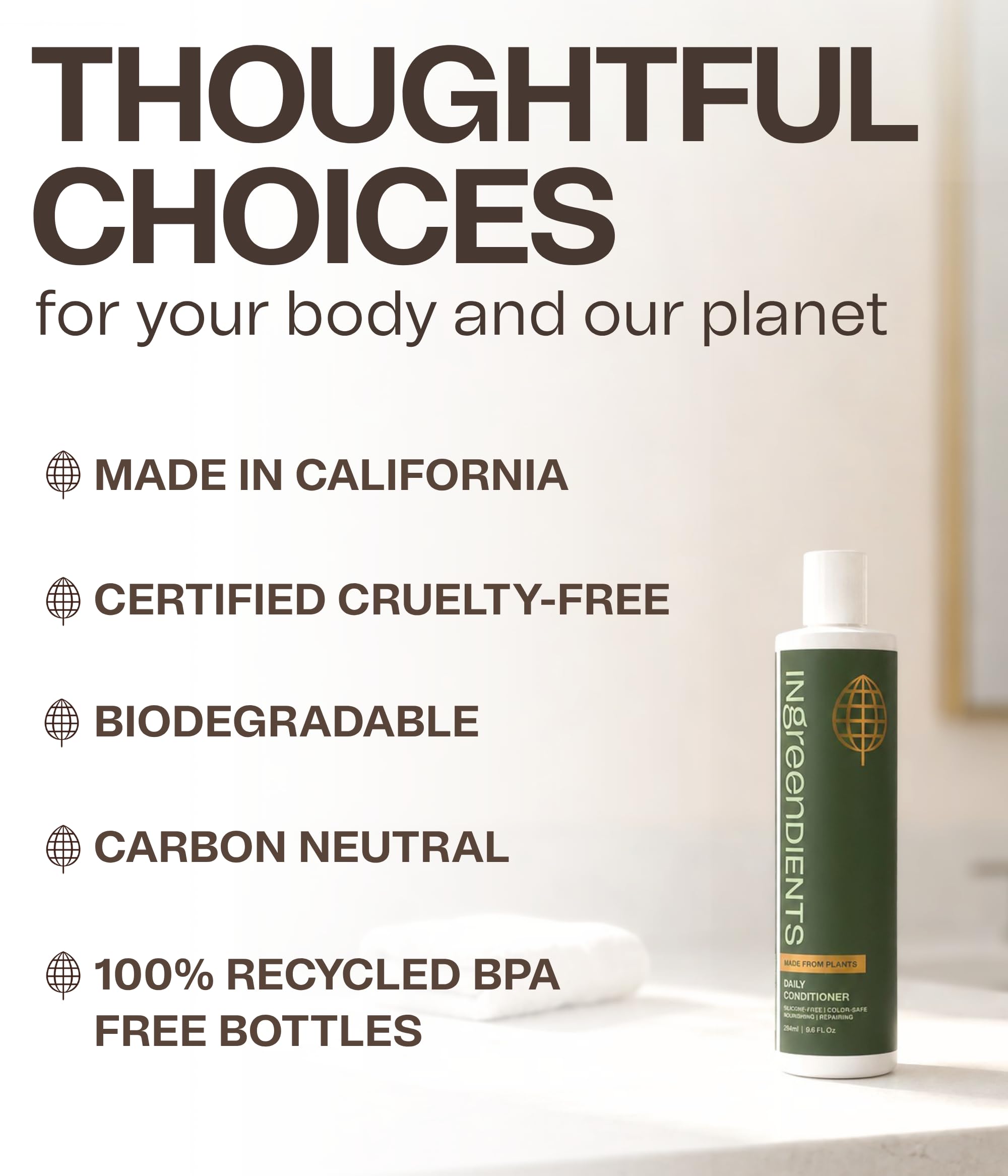 Ingreendients label closeup showing ingredient transparency and quality benefit