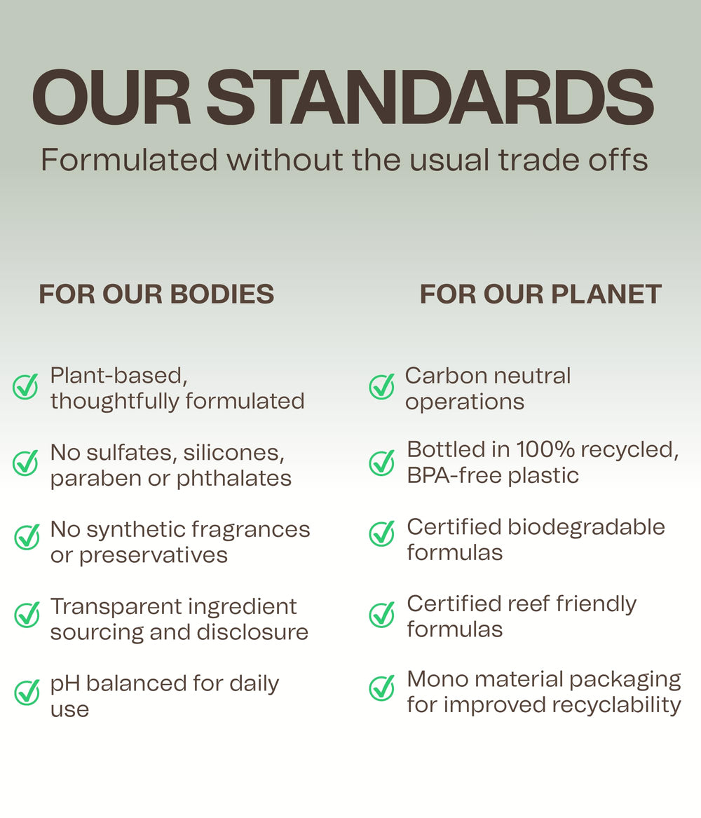 Ingreendients recycled plastic bottle mark highlighting sustainable packaging benefit