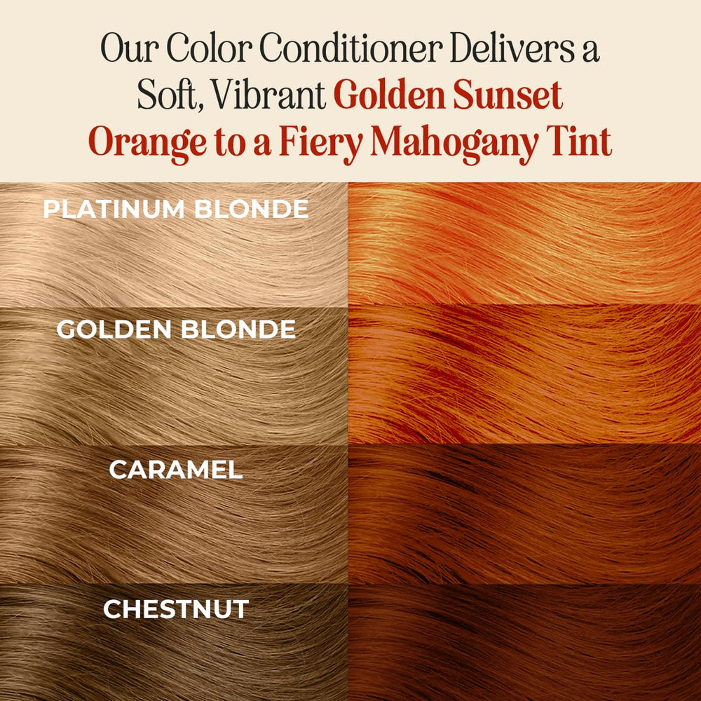 INH Fire Opal being applied to hair for bold color-depositing results