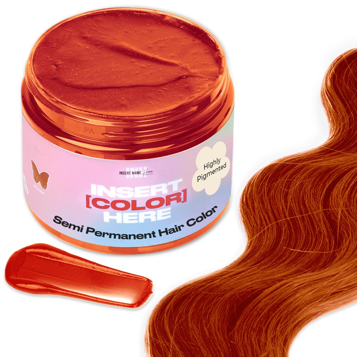 INH Fire Opal front packaging showing vibrant orange tint and product benefits