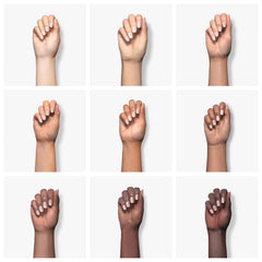 IN.HYPE application on natural nail demonstrating adhesion and smoothing