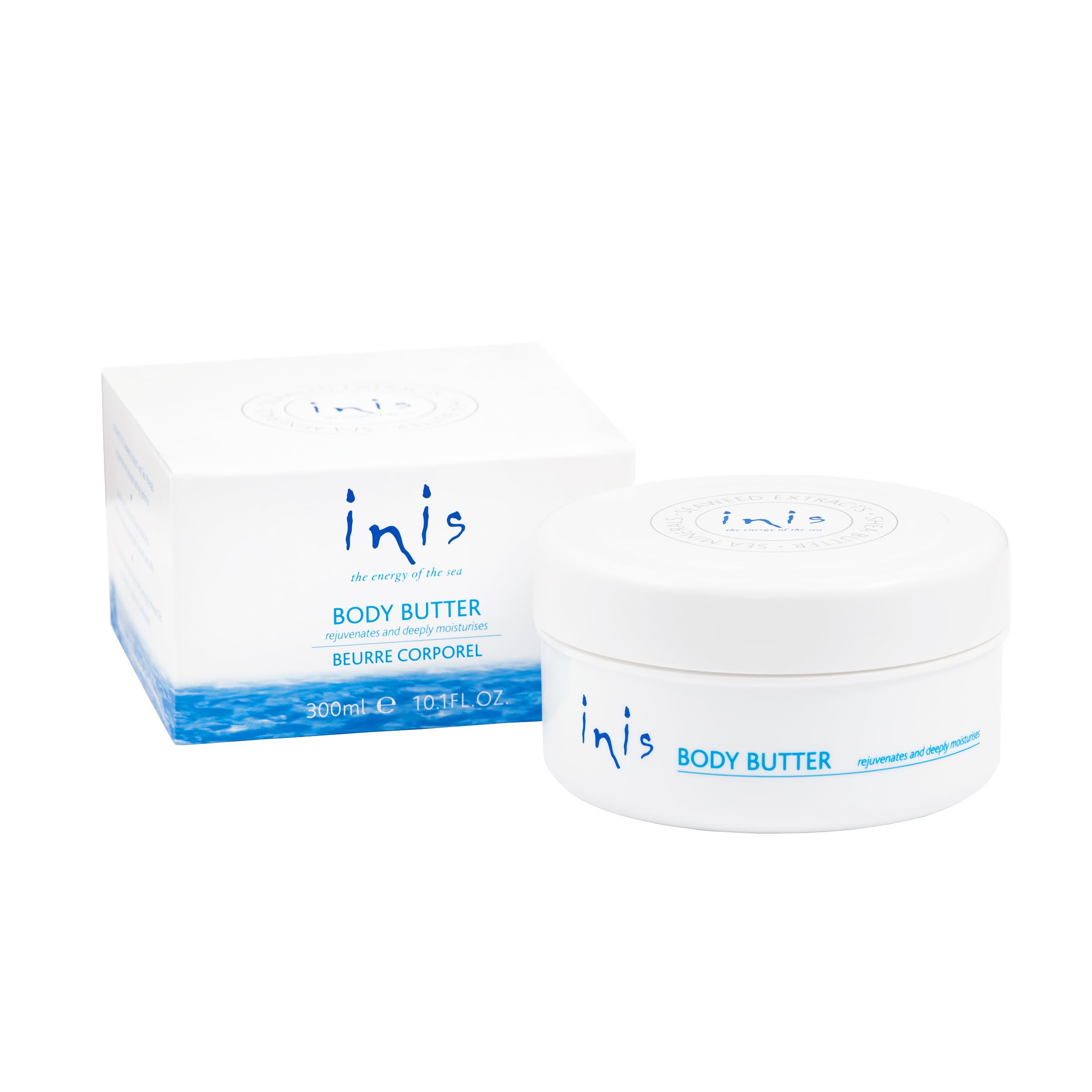Inis jar front view showing label and 10.1 fl oz size with brand clarity and appeal