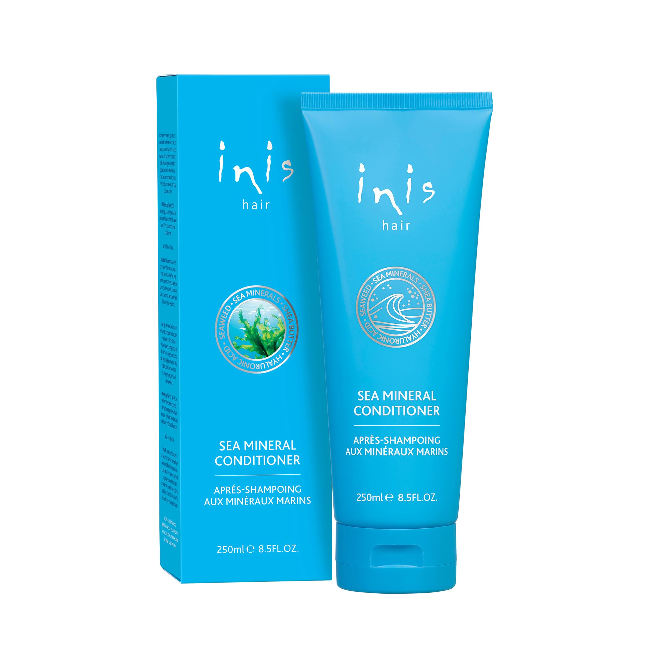 Inis bottle front view showing label and size, brand clarity and premium look