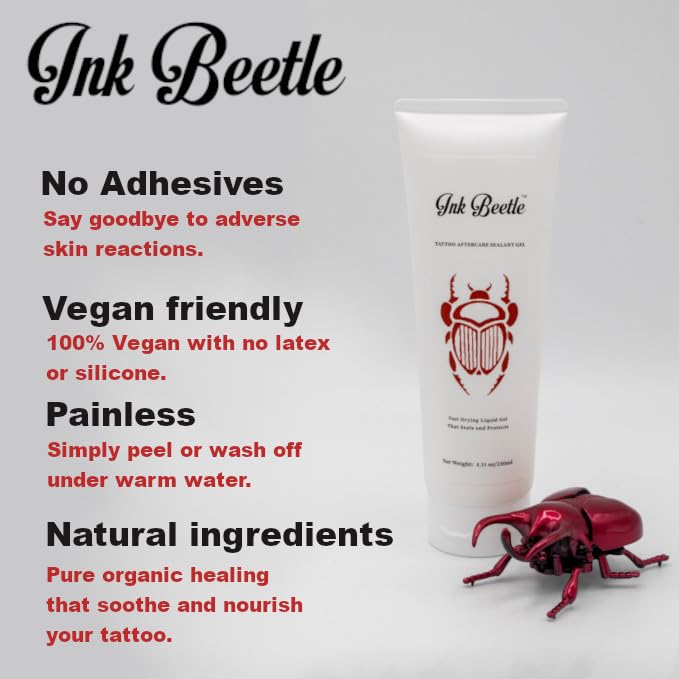 Ink Beetle gel texture close-up highlighting smooth, non-greasy feel