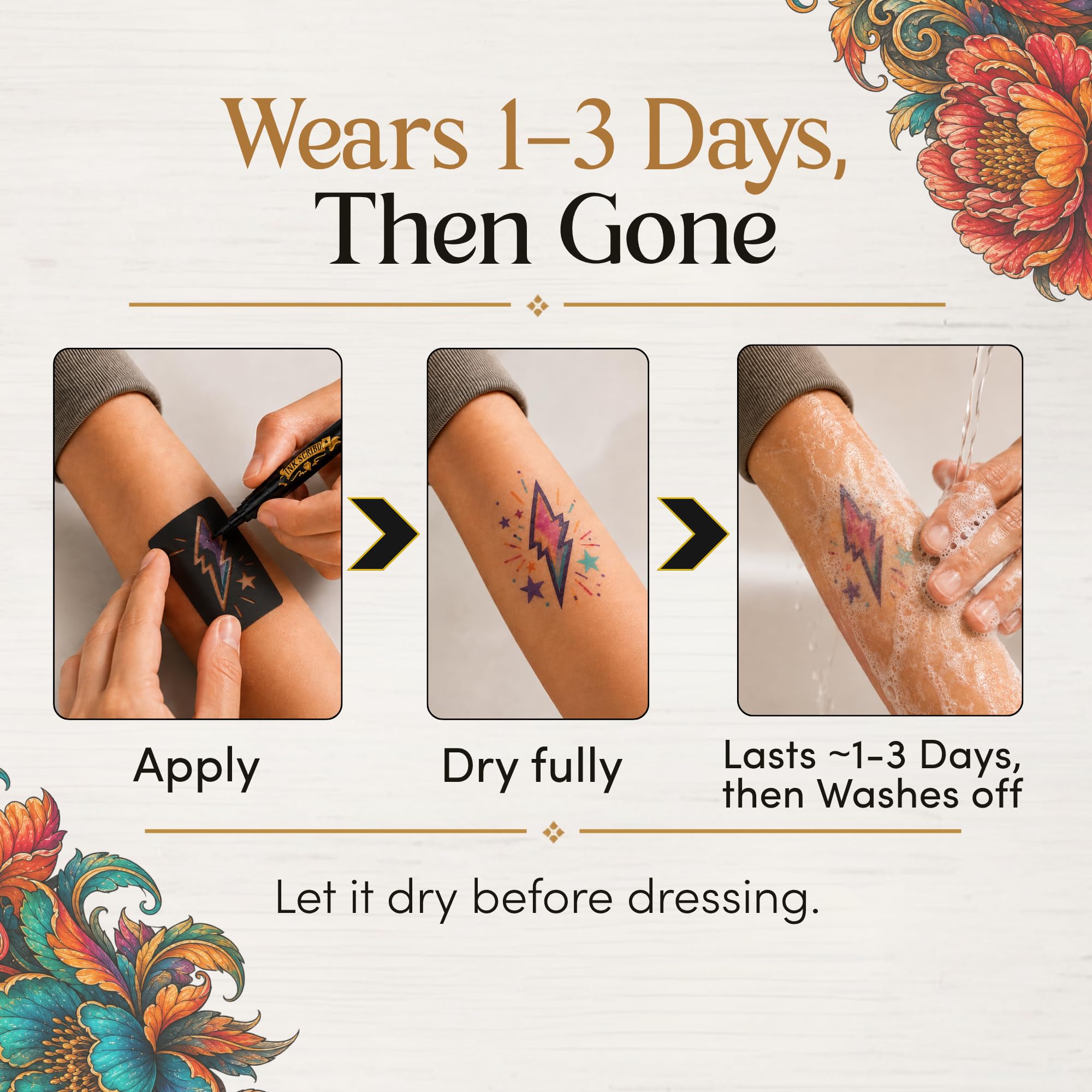 Ink Scribd in-use arm design demonstrating precise lines and bold fills