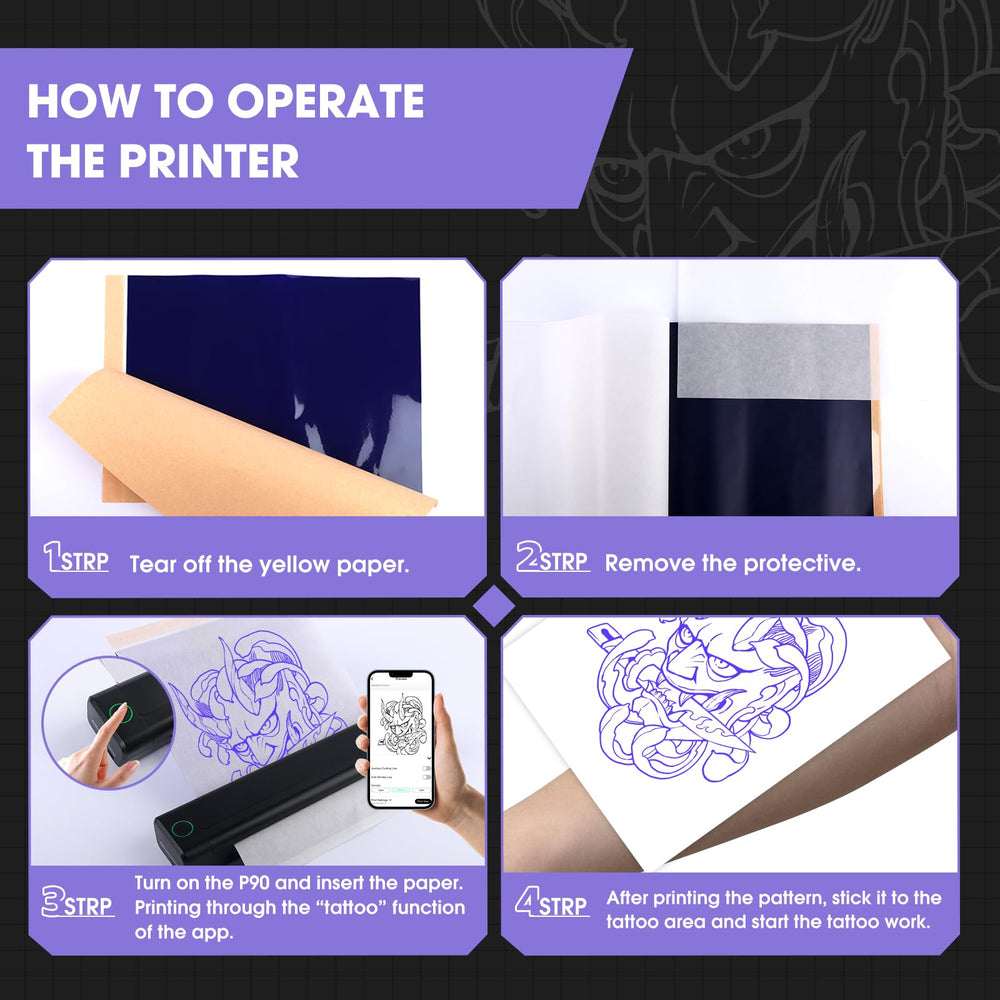INKin ink cups and black ink bottles staged for efficient color loading
