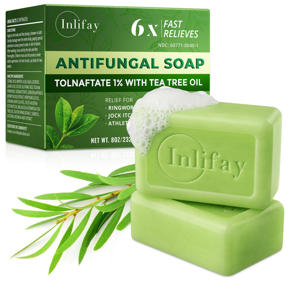 Inlifay front packaging showing antifungal bar and clear usage benefit