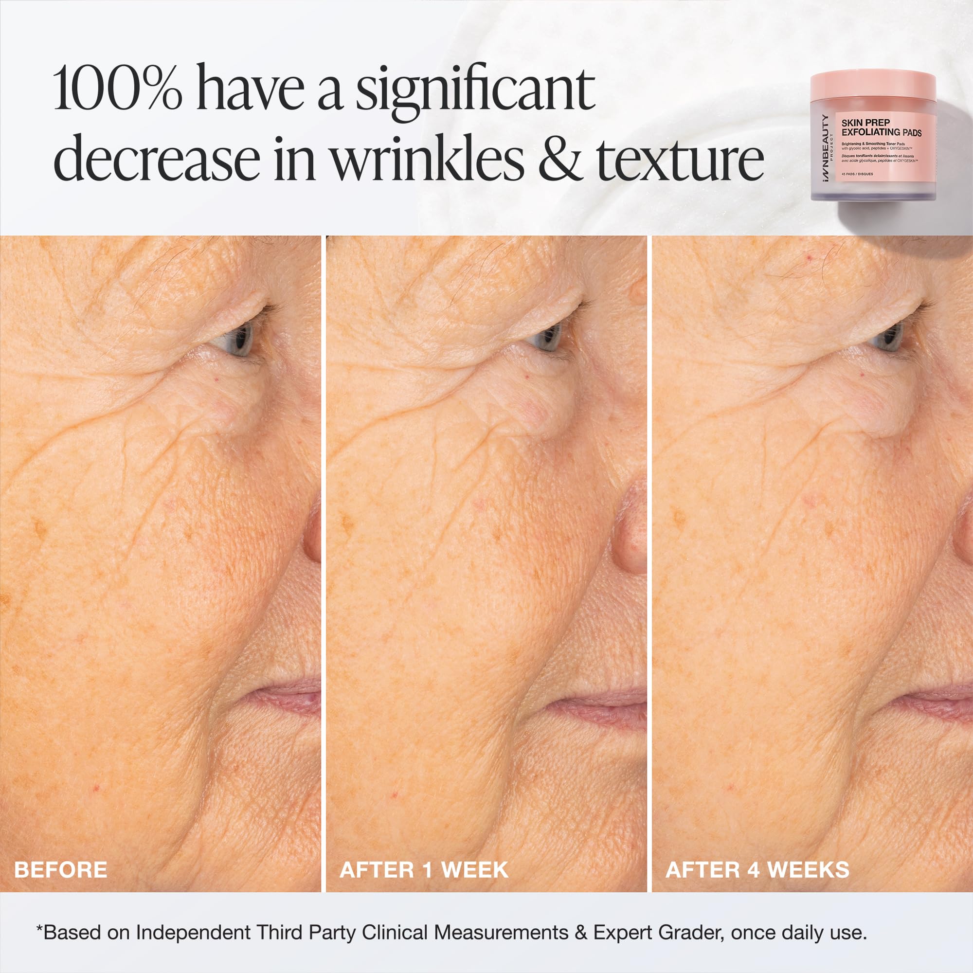 Innbeauty Project ingredient label highlighting glycolic and mandelic acids