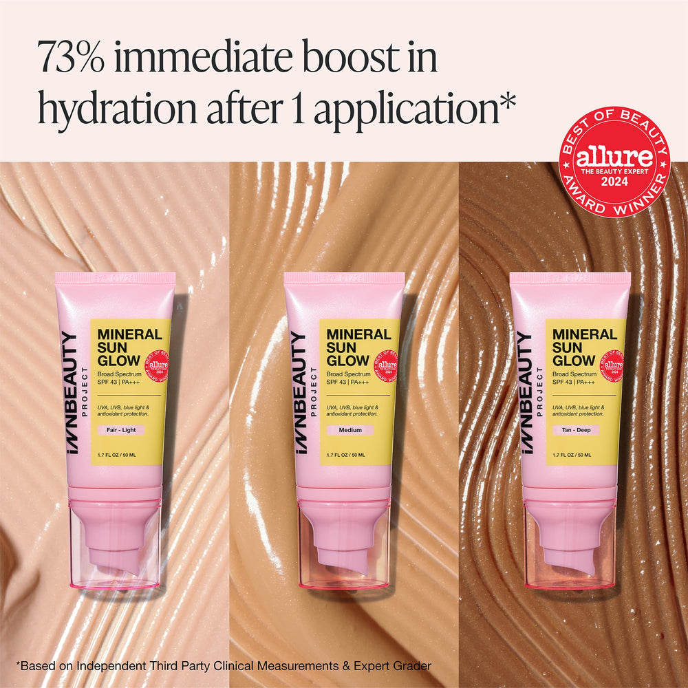 innbeauty project label showing zinc oxide percent and skincare ingredients benefit