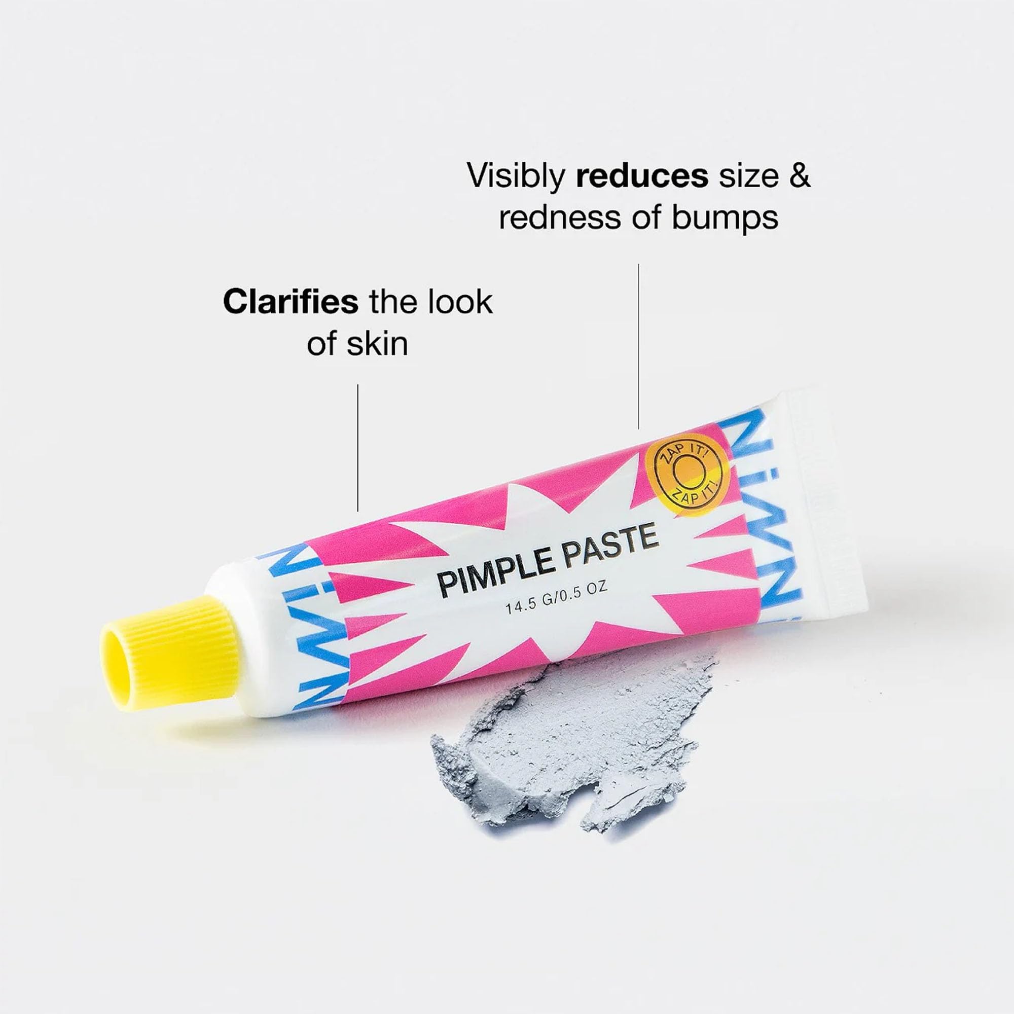 Innbeauty Project paste texture on skin demonstrating quick-dry benefit