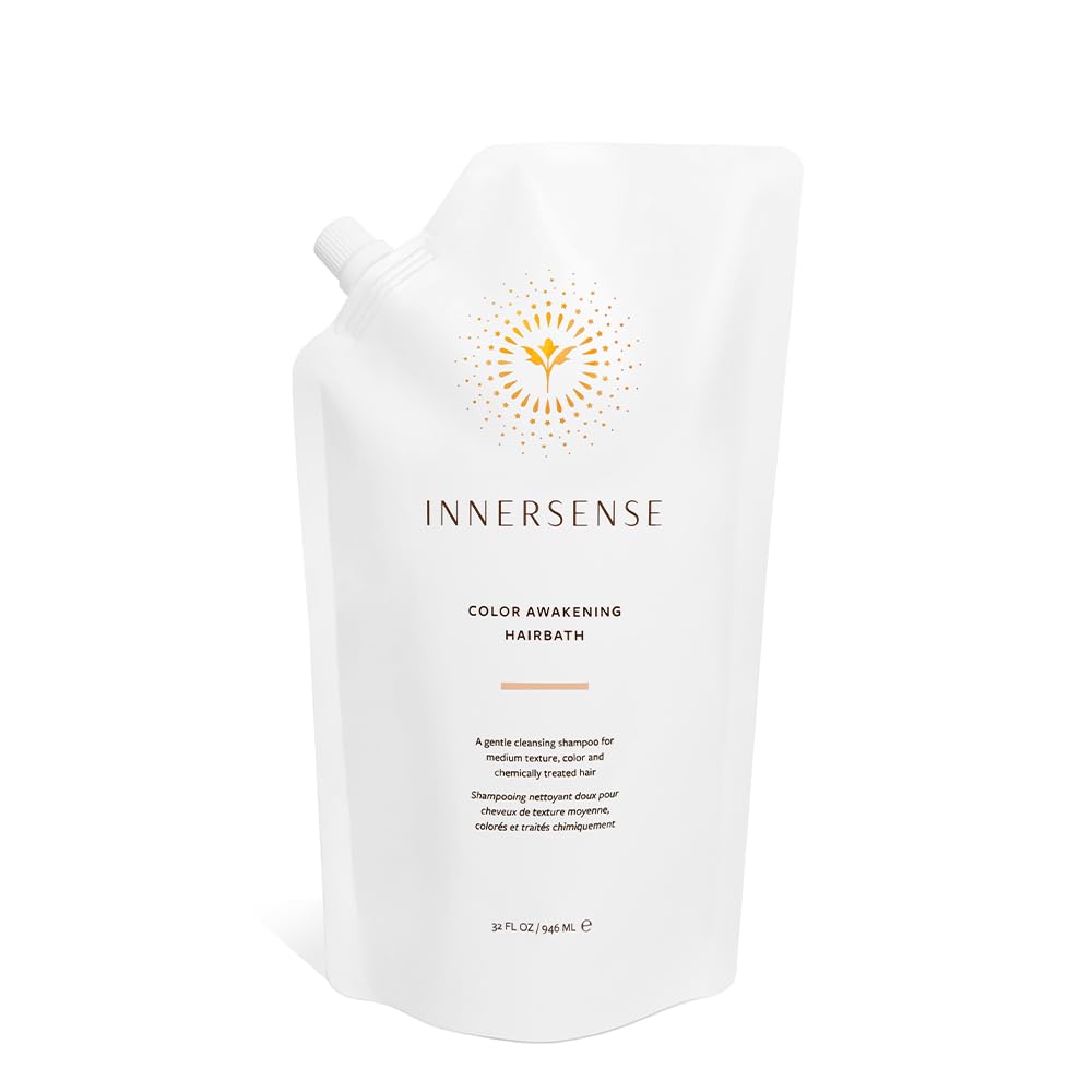 INNERSENSE refill bottle front view showing label and size, highlights eco-friendly benefit