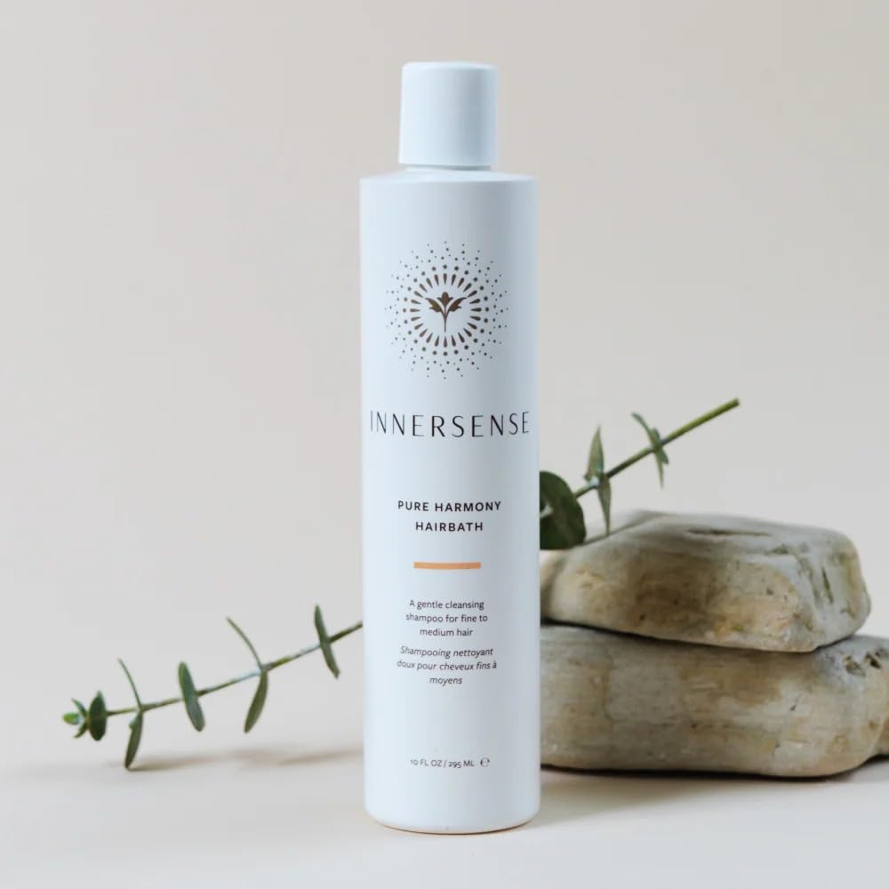 INNERSENSE conditioner cream texture close-up showing lightweight hydration