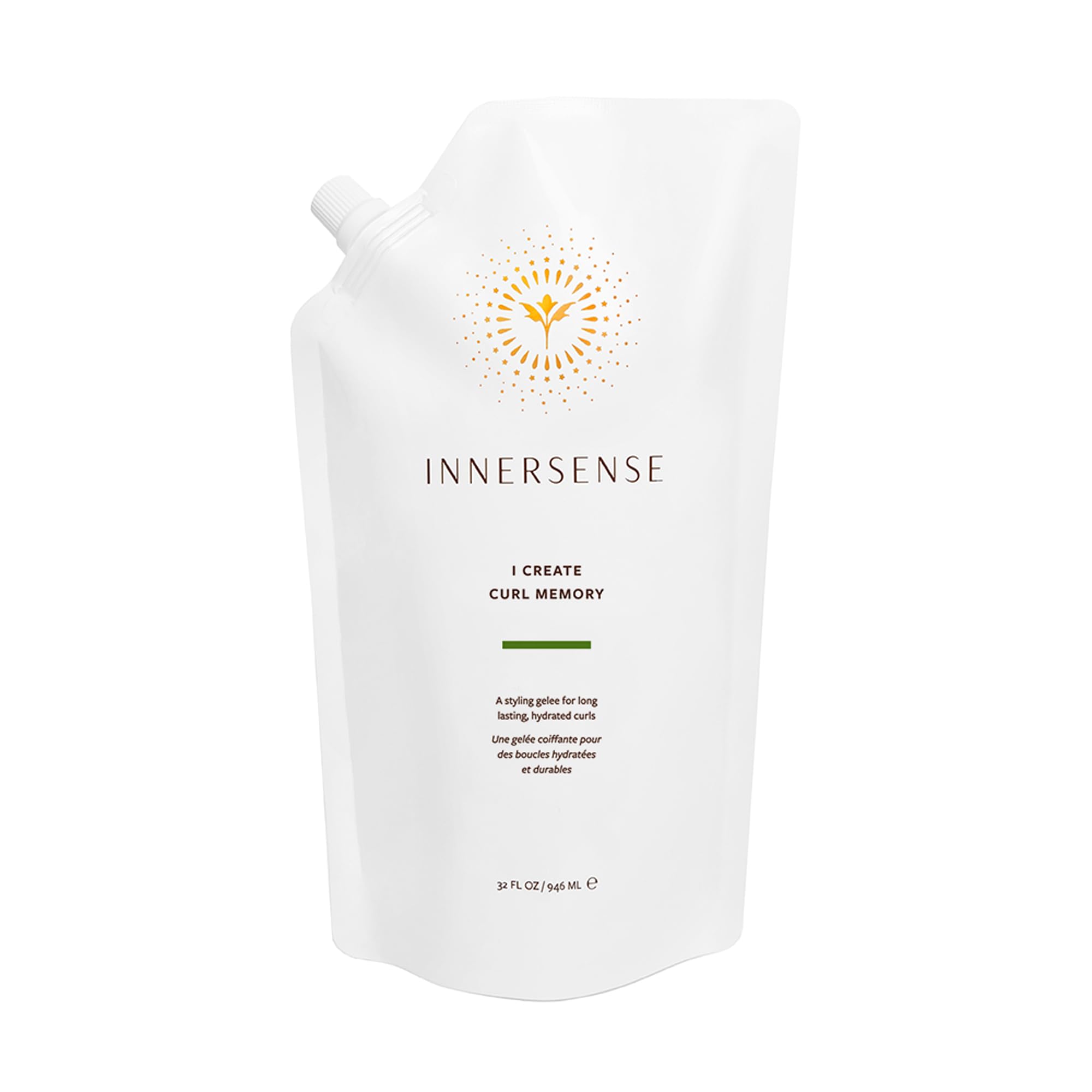 INNERSENSE 32oz refill front label showing product benefits and size