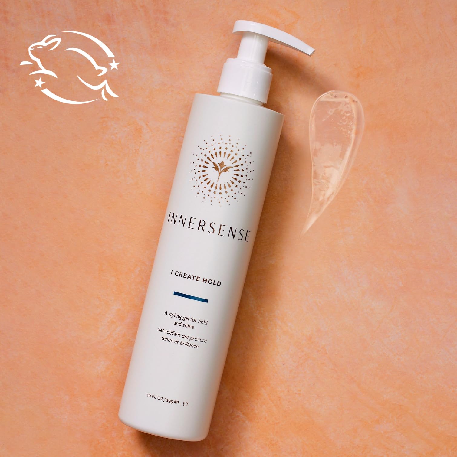 INNERSENSE label close-up showing organic ingredient callouts and clean sourcing benefit