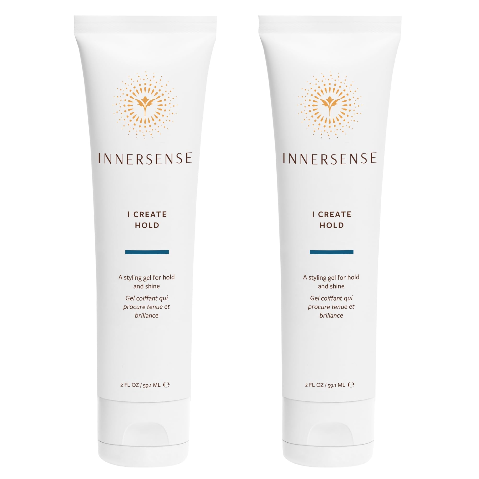 INNERSENSE front packaging showing two 2oz gel jars and product benefit