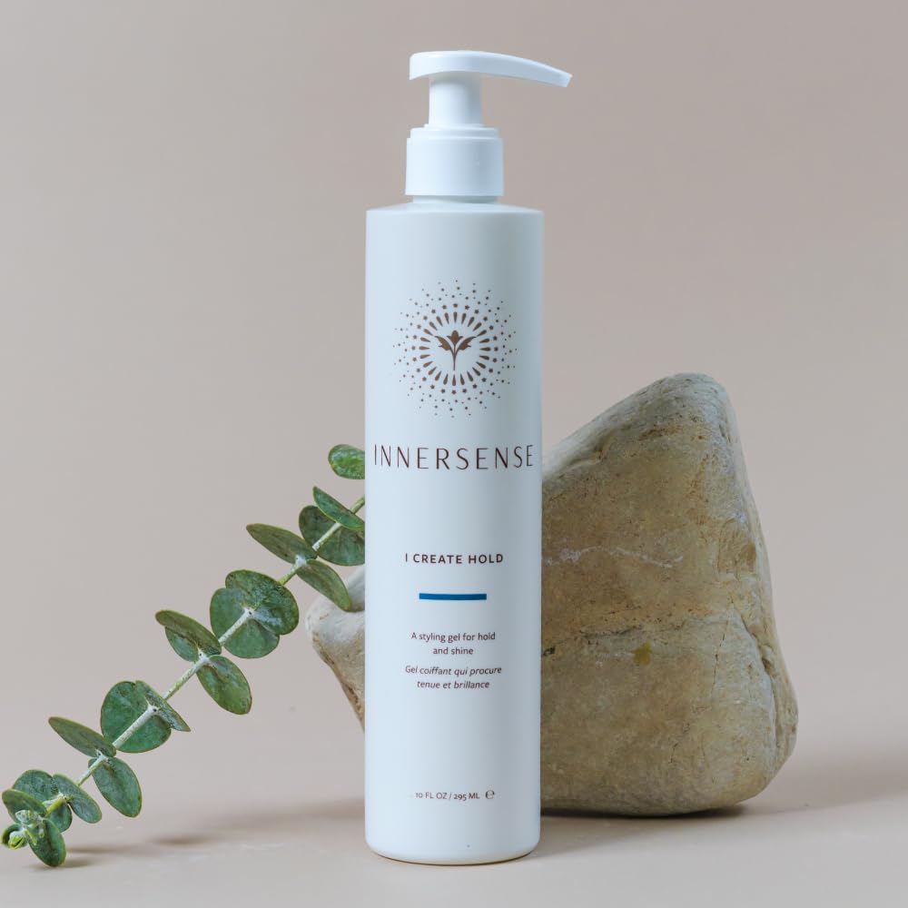 INNERSENSE label and certifications highlighting organic, sustainably sourced ingredients