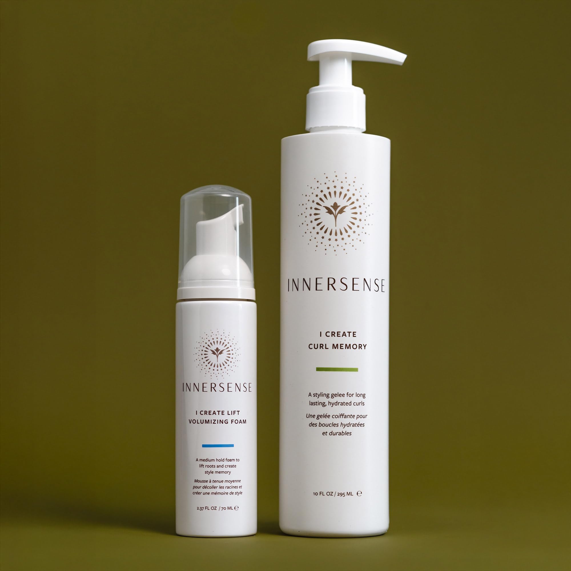 INNERSENSE foam texture dispensed demonstrating lightweight lift and body
