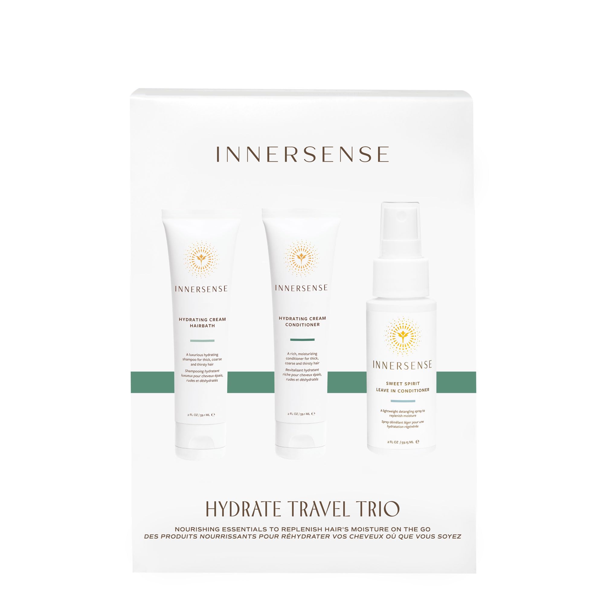 INNERSENSE travel set inside gym bag ready for on-the-go hydration