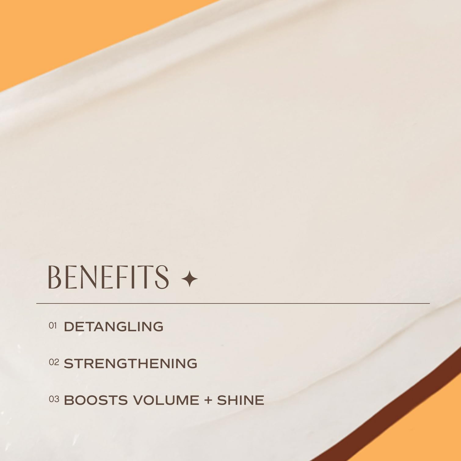 INNERSENSE creamy conditioner texture close-up demonstrating lightweight slip