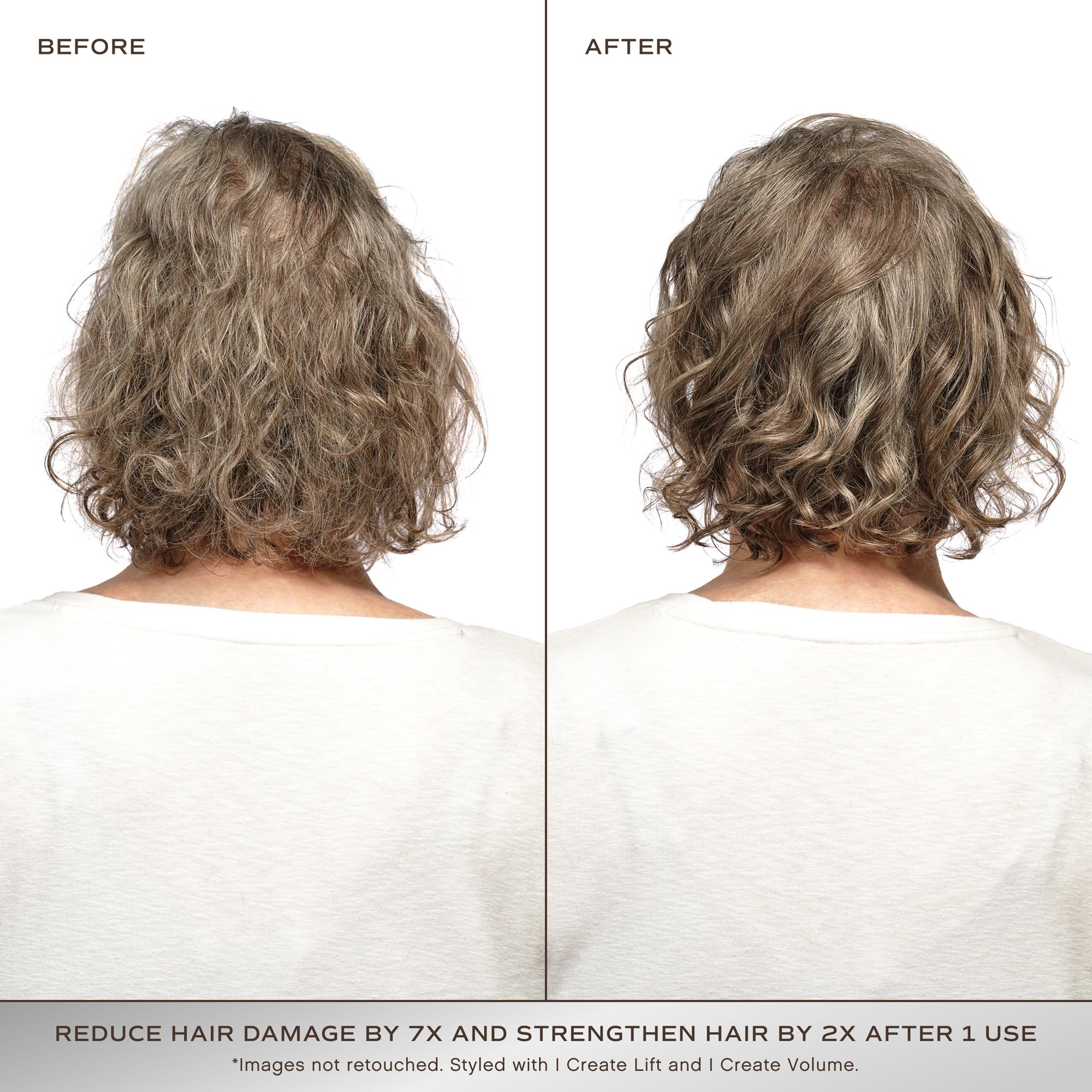 INNERSENSE smooth shiny hair after treatment showing frizz reduction benefit