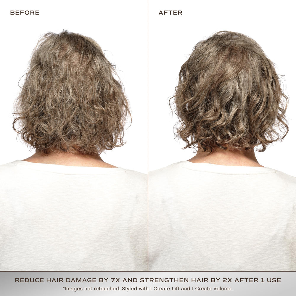 INNERSENSE smooth shiny hair after treatment showing frizz reduction benefit