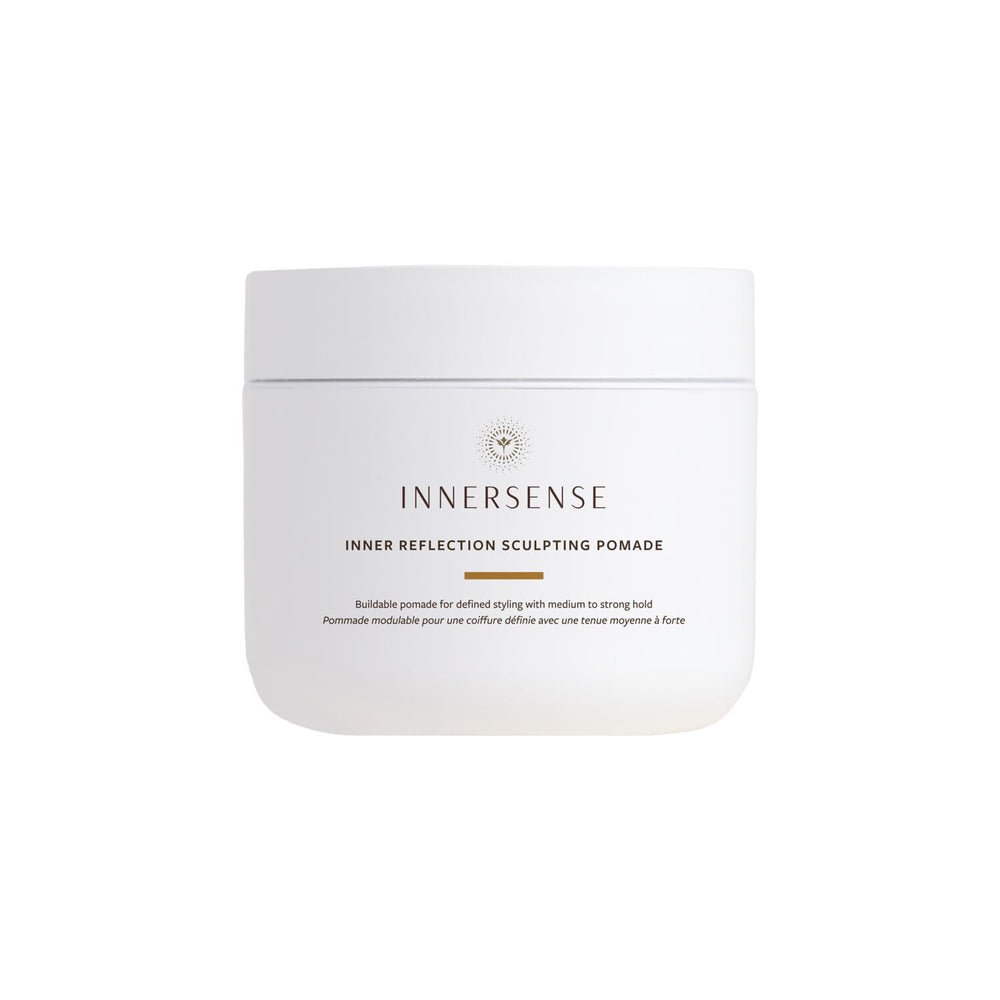 INNERSENSE front jar shot showing clean sculpting pomade and easy identification